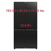 HITACHI ตู้เย็น 4 ประตู 19.8 คิว รุ่น R-WB640PTH1 |MC|